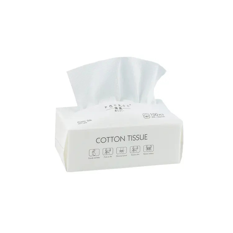 Chenyang Nonwoven Nonwoven Makeup Removal Wipes Dry Facial Cleansing Tissues Disposable Facial Towel