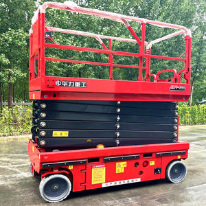 Plataforma Elevadora de Tijera Eléctrica de Alta Resistencia de 4m 6m 8m <span class=keywords><strong>10m</strong></span> 12m 14m 16m para Trabajos Aéreos - Product Image 4