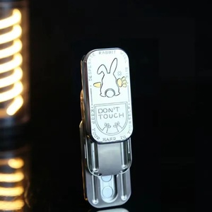 Juguete Antiestrés Metálico EDC Rabbit, Deslizador Táctil de Tres Capas de Empuje Directo, Portátil para Uso Diario y Exterior, para TDAH, Edades 14-18 - Product Image 2