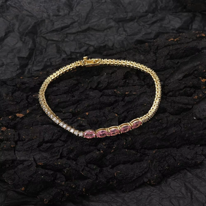 2Mm Tennis <b>Bracelet</b>, Zirconium Tennis <b>Bracelet</b> With Zircon Women's <b>Bracelet</b>. Tanjing Fashion Lijing Necklace - Product Image 1