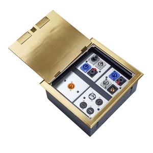 Panel de Salida de Piso Jinsanhu 483x86x70 mm de Cobre con Conector RJ45, Panel de Conexión de Red - Product Image 2