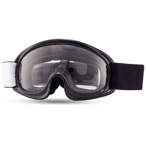 Motorcycle Trendy Black Frame Sports Goggles for Skiing Cycling Motorcycle Hiking Windproof Silver <b>Mirror</b> <b>Slim</b> Fit Oversized - Product Image 6