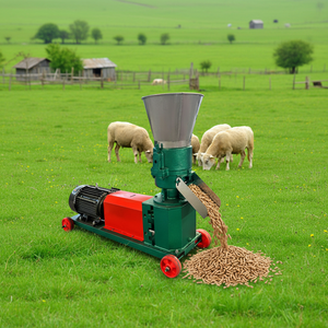 Nouvelle machine à <span class=keywords><strong>granulés</strong></span> d'aliments pour animaux Muhang, dispositif de traitement durable pour <span class=keywords><strong>bétail</strong></span> et volailles, haute sécurité, moteur diesel triphasé en fonte - Product Image 1