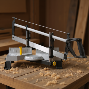 Cortador de marcos DYNAGRIP con hoja metálica de 12 pulgadas y ángulo ajustable para un corte preciso del madera - Product Image 3