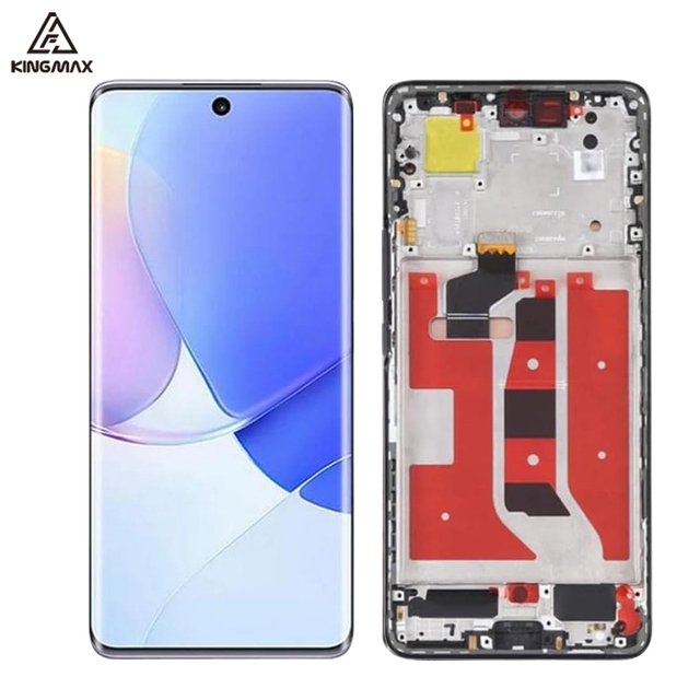 Original Touch Screen Panel for Honor 50 Display Digitizer Assembly Replacement Parts for Huawei Nova 9/Hi Nova 9 LCD With Frame