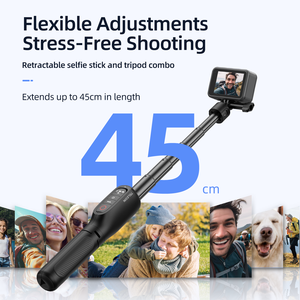 TELESIN Shorty - Trípode Selfie Stick Recargable con Control Remoto para <span class=keywords><strong>Hero</strong></span> 13/12/11/10/9/<span class=keywords><strong>Max</strong></span> - Product Image 4