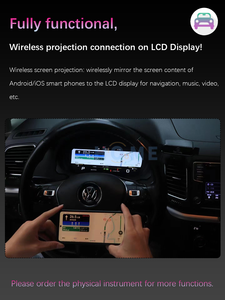 Dernier panneau de compteur de vitesse d'instrument de cluster virtuel numérique de voiture d'origine pour VW <span class=keywords><strong>Golf</strong></span> 7 R <span class=keywords><strong>Golf</strong></span> 7 MK7 <span class=keywords><strong>GTi</strong></span> tableau de bord LCD intelligent - Product Image 5