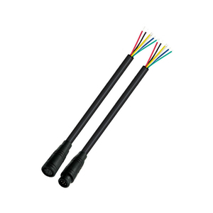 كابل مقاوم للماء IP67 PI68 M6 M8 بـ 2 و3 و4 و5 و6 دبابيس للكاميرات الخارجية LED - Product Image 4