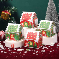 Boîte d'emballage de luxe en gros sur le thème de Noël pour bonbons au gingembre, de qualité alimentaire, pour le stockage de cadeaux de fin d'année