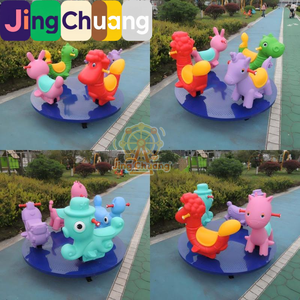 Silla giratoria para cuatro personas para jardín de infantes, parque infantil al aire libre, comunidad, más <span class=keywords><strong>que</strong></span> solo figuras pequeñas de dibujos animados, niños giratorios - Product Image 2