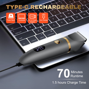 เครื่องโกนขนไฟฟ้า 3-in-1 สำหรับผู้ชาย พร้อมที่กันจอนขนบริเวณส่วนตัว ใบมีดสแตนเลส ใช้งานได้นาน 61-90 นาที ชาร์จซ้ำได้ - Product Image 5