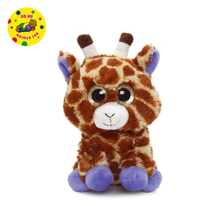 Fabriek Groothandel Grote Ogen Speelgoed 30Cm Zitten Giraffe Gevulde Pop