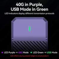 علبة SSD NVMe 2280 من الألومنيوم JEYI بسرعة 40 جيجابت في الثانية مع مروحة PWM ومنفذ USB4 وThunderbolt 4/3 وUSB3.2 للبيع بالجملة
