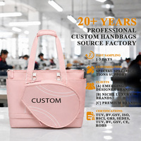 Sac fourre-tout multifonction pour pickleball, poche avant en forme de raquette, logo personnalisé multicolore, vente en gros d'usine OEM/ODM