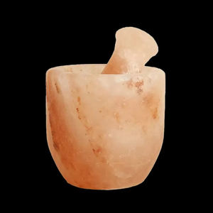 Mortero y Maja de Sal Rosa del Himalaya 100% Natural, Tallados en Piedra, Decoración para el Hogar, Alta Demanda, Venta al Por Mayor - Product Image 6