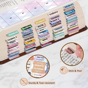 แท็บดัชนีพระคัมภีร์, แท็บพระคัมภีร์พันธสัญญาเดิมและพันธสัญญาใหม่, แท็บบทพระคัมภีร์เคลือบลามิเนตสำหรับผู้หญิงผู้ชายสำหรับการศึกษาหนังสือและการจดบันทึก, ลายหินอ่อน - Product Image 3