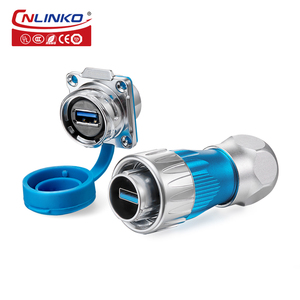 Cnlinko Không Thấm Nước IP68 <span class=keywords><strong>USB</strong></span> 3.0 Kết Nối Bảng Điều Chỉnh Núi <span class=keywords><strong>USB</strong></span> Với Bụi Bìa Cho Tủ Hộp - Product Image 1