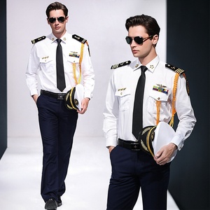 Chemise <span class=keywords><strong>de</strong></span> travail pour homme, uniforme <span class=keywords><strong>de</strong></span> commerçant, <span class=keywords><strong>de</strong></span> fonctionnaire, <span class=keywords><strong>de</strong></span> commandant, décontractée, respirante, polyester/coton, toutes saisons - Product Image 3