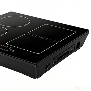Meilleures ventes - Cuisinière <span class=keywords><strong>hybride</strong></span> 6800W à 4 brûleurs, plaque de cuisson à induction intégrée électrique pour hôtel, camping-car - Product Image 4