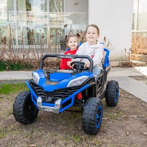 Auto Eléctrico Infantil de Alta Potencia con Dos Asientos, Tracción en las Cuatro Ruedas, Puede Transportar Bebés, Vehículo Eléctrico <span class=keywords><strong>para</strong></span> Niños - Product Image 4