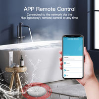 Détecteur de fuite d'eau TUOAN Tuya 75dB avec notification par application, capteur ZigBee pour l'application Tuya