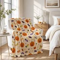 Manta de Franela con Relieve 3D de Panal de Abeja, Diseño de Dibujos Animados, Antipilling, Estilo Europeo Americano, Personalizable, Multicolor