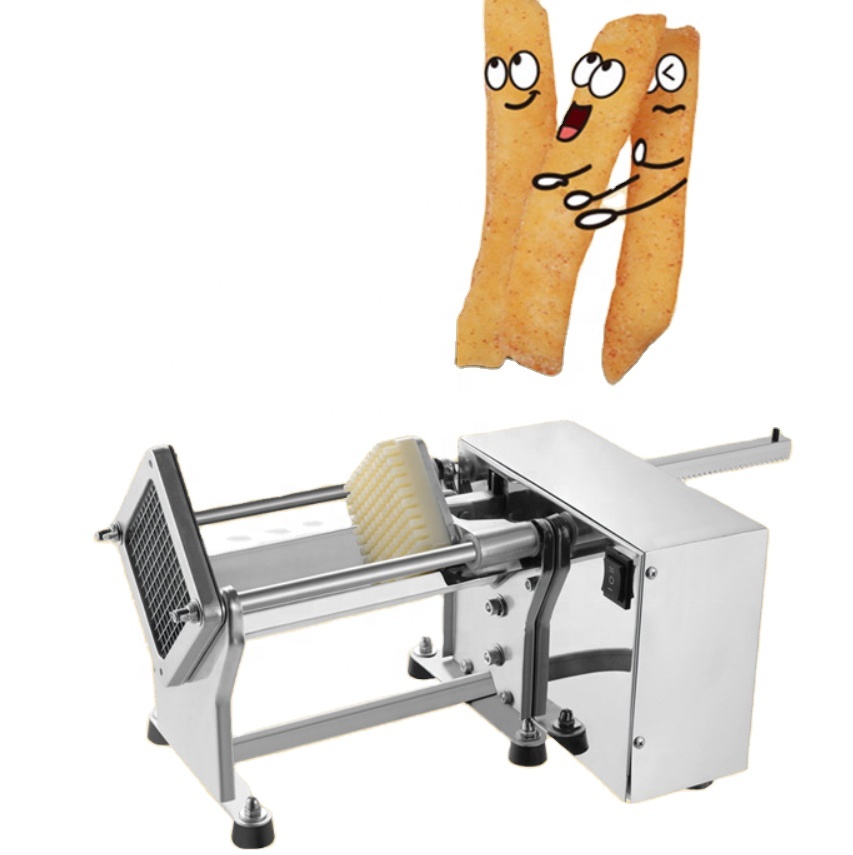 Коммерческое руководство губ масло ямса для малой грузоподъемности картофеля-фри Замороженных Картофельных плазменный резак машины для кусконарезателя 9 мм