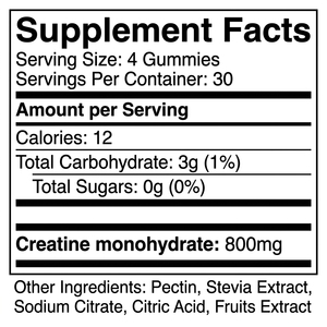 Private Label OEM ODM Creatine Monohydrate <b>Gummies</b> 5000mg Sugar Free Vegan Jar Packing Gummy for <b>Pre</b>-<b>Workout</b> Strength Support - Product Image 5
