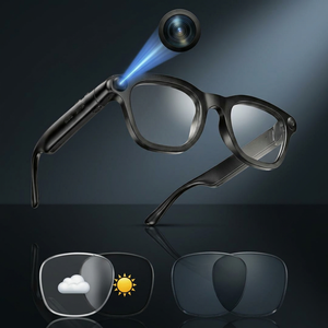 NOVISON Wireless Meta Style AI <b>Camera</b> Smart <b>Glasses</b> Voice Control IPX5 Waterproof Real-time Translation 1080P HD Video Call - Product Image 3