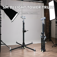 Torre Elevadora Portátil de Truss para Iluminación Móvil con Soporte de Manivela de Aluminio para Escenarios