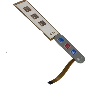 Tùy chỉnh Matte Kết cấu Vật liệu dập nổi nút điều khiển bàn phím FPC màng chuyển đổi bàn phím với LED cho điều khiển từ xa - Product Image 6