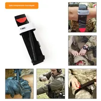 Trousse de premiers soins tactique multifonctionnelle Ensemble d'outils de survie manuel pour le camping en milieu sauvage comprend des fournitures de survie