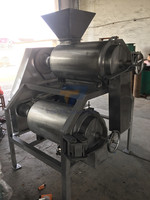 Dubbelkanaals Pulping Extractie Vruchtensap Pulp Verpakkingsmachine Roestvrij Staal Mango Pruimen Abrikoos Cherry Bosbessen Pulpe