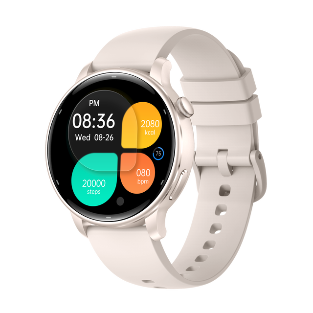 GPS Y25-Y Smartwatch 1.32inch IPS Display Bt Call IP68 Waterproof 450mAh Long Battery Life Heart Rate & Sleep Tracking