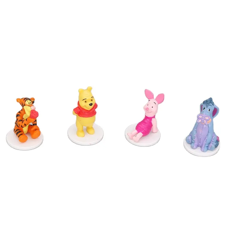 리틀 베어 액션 피규어, PVC 핑크 새끼 돼지 피규어 인형, 선물용 티거 피규어 장난감