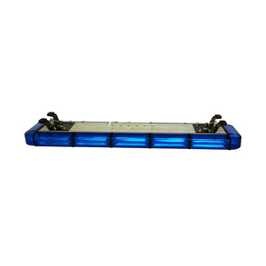 Pleine grandeur 12/24V LED montage sur le toit de la voiture clignotant stroboscopique lumières d'urgence haute luminosité Ambulance feu LED barre lumineuse d'avertissement - Product Image 5