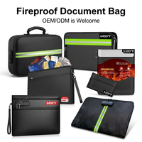Bolsa Portadocumentos Multicapa Personalizada, Resistente al Fuego y al Agua, con Aislamiento Térmico, para Almacenamiento Seguro de Archivos en el Hogar