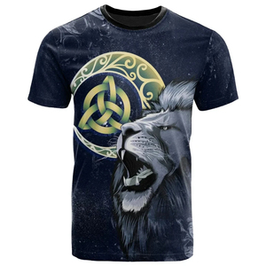 Sublimation <strong>Scotland</strong> <strong>T</strong>-<strong>shirts</strong> Clothing Manufacturers Scottish Lion With Kelt Cross Printing Custom Logo Men's <strong>Shirts</strong> - Product Image 6