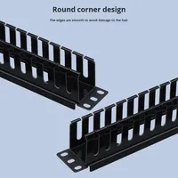 Panneau de brassage à 24 ports pour équipement à fibre optique Panneau de brassage en rack 1U 19 "pour salles de serveurs de centres de données