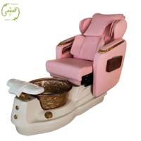 Fauteuil de pédicure spa massant sans tuyauterie, mobilier de salon de beauté moderne et luxueux de Foshan, en vente