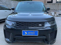 Kits de carrosserie en fibre de carbone sèche SVR Capot pour Land Rover Range Rover Sport 2018-2020