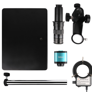 Lente YIZHAN 180X 48MP 4K 1080P, <span class=keywords><strong>c</strong></span>ámara de microscopio Digital USB, Zoom, lente de montaje <span class=keywords><strong>C</strong></span>, reparación de placa base de microscopio Digital - Product Image 6