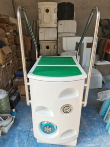 Grand filtre d'écumoire de <span class=keywords><strong>piscine</strong></span> sans tuyau suspendu au mur deux sacs avec coque blanche et couverture verte pour <span class=keywords><strong>piscine</strong></span> - Product Image 6