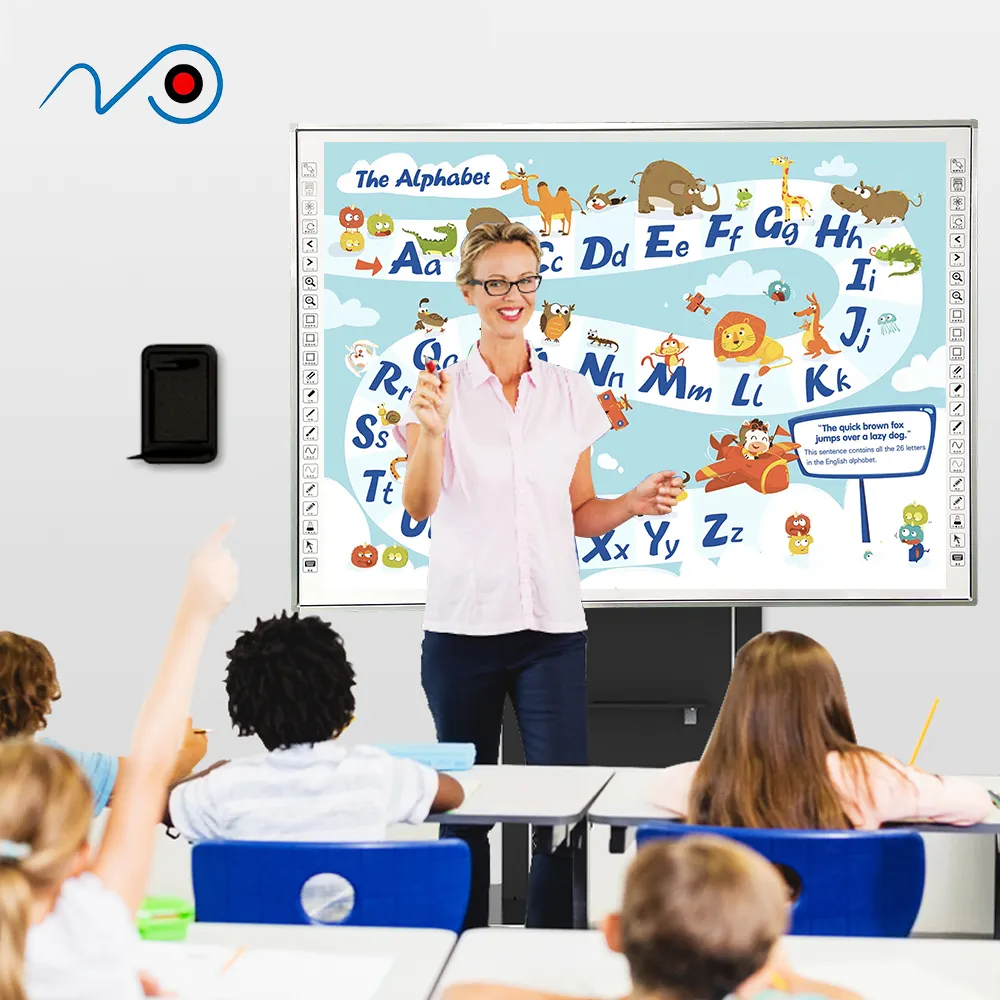 ZHIPINGTOUCH 102 inch factory Price Digital Interactive Whiteboard Infrared Multi Touch Smart Board with Top Quality