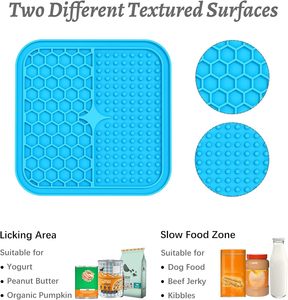 Alfombrilla de Silicona Antideslizante para Mascotas, con Diseño de Calabaza y Hueso, para Alimentación Lenta, para Perros, Navidad, Alfombrilla de Lujo para Lamer - Product Image 2