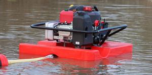 Pompe à eau incendie flottante portable 15 CV à moteur essence avec portée de 60 m pour la mer - Product Image 4