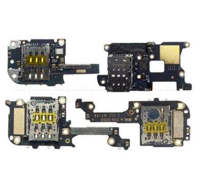 SIM SD Card Reader Holder Conecction Board With Microphone Flex Cable for OnePlus 7T 8T 7 8 9 10 Pro 9R 9RT Sim Reader Flex