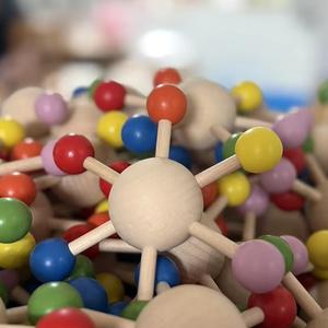 ของเล่นไม้สำหรับการศึกษาชั้นนำที่หมุนด้วยแสงแดดบรรเทาความเครียดบนโต๊ะแสนสนุก - Product Image 1