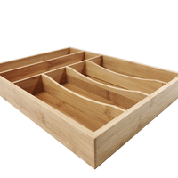 WDF nouveauté Organizador De Cubiertos organisateur de couverts couteau cuisine tiroir plateau bambou tiroirs organisateurs pour cuisine tiroir