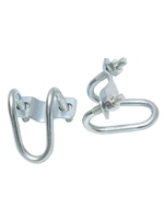 Boucle en croix galvanisée Double collier de serrage en U Collier de serrage en croix Clip de fixation pour tuyau d'eau de serre